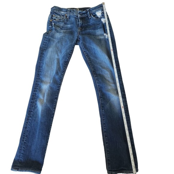 7 for Mankind‎ Roxana Distressed Jeans Size 25 - Picture 5 of 10